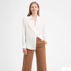 Everlane The Relaxed Silk Shirt - never worn!